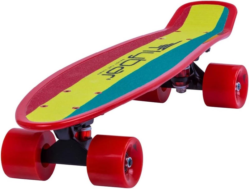 Flybar 22 Inch Kids Skateboard – Mini Cruiser Skateboards for Kids Ages 6-12, Outdoor Toys, Lightweight, Durable, Non-Slip Deck, ABEC-7 Bearings, Holds up to 175 lbs - Image 1